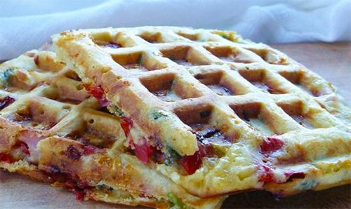 gaufres pizza