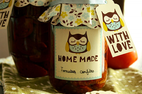 tomates confites bocal